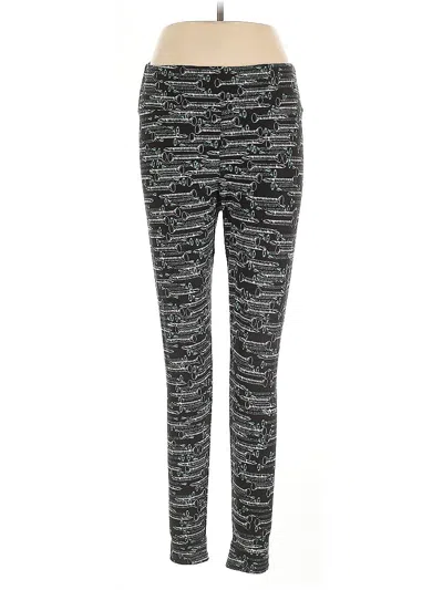 Pre-owned Lularoe Active Pants In Black