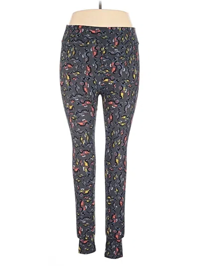 Pre-owned Lularoe Active Pants In Black