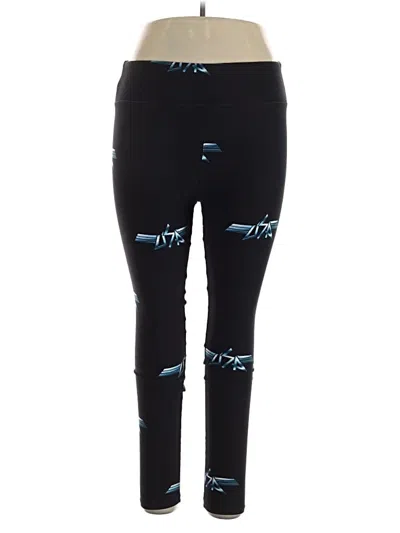 Pre-owned Lularoe Active Pants In Black