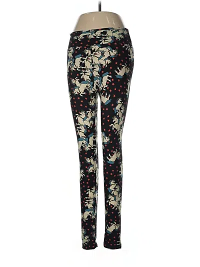 Pre-owned Lularoe Active Pants In Black