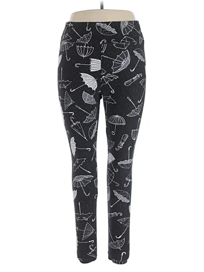Pre-owned Lularoe Active Pants In Black