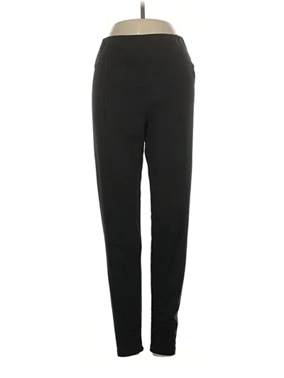 Pre-owned Lularoe Active Pants In Black