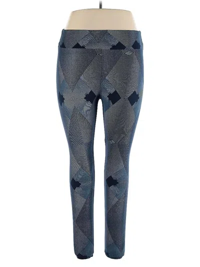 Pre-owned Lularoe Active Pants In Blue