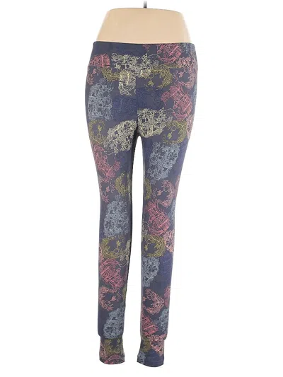 Pre-owned Lularoe Active Pants In Blue