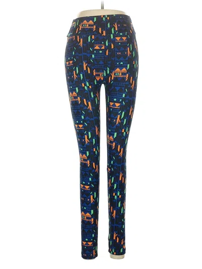 Pre-owned Lularoe Active Pants In Blue