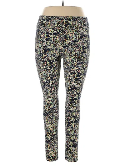 Pre-owned Lularoe Active Pants In Blue