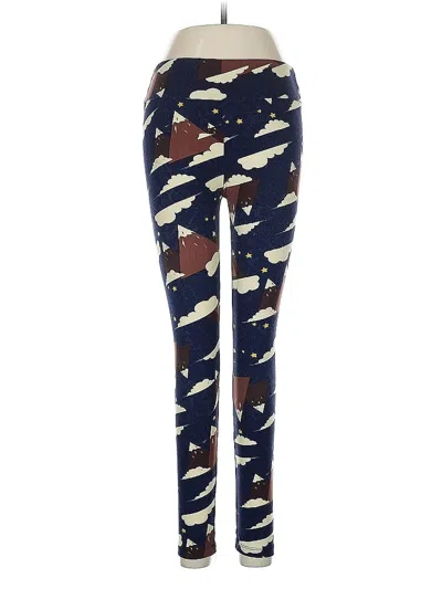 Pre-owned Lularoe Active Pants In Blue