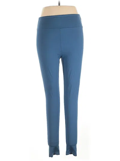 Pre-owned Lularoe Active Pants In Blue