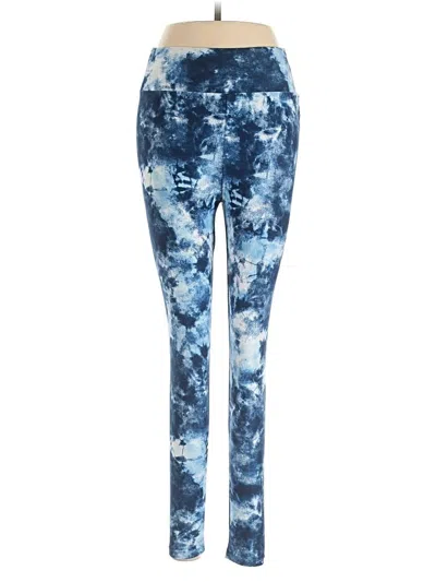 Pre-owned Lularoe Active Pants In Blue