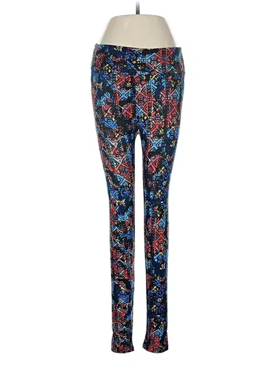 Pre-owned Lularoe Active Pants In Blue
