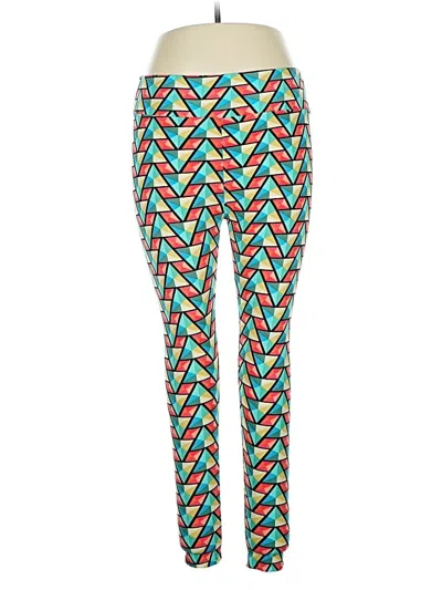 Pre-owned Lularoe Active Pants In Blue