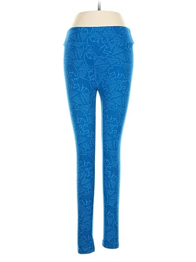 Pre-owned Lularoe Active Pants In Blue