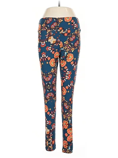 Pre-owned Lularoe Active Pants In Blue