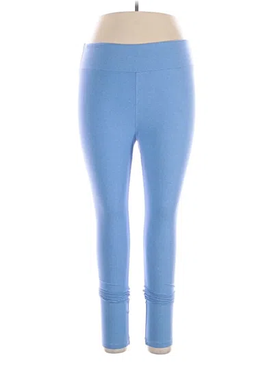 Pre-owned Lularoe Active Pants In Blue