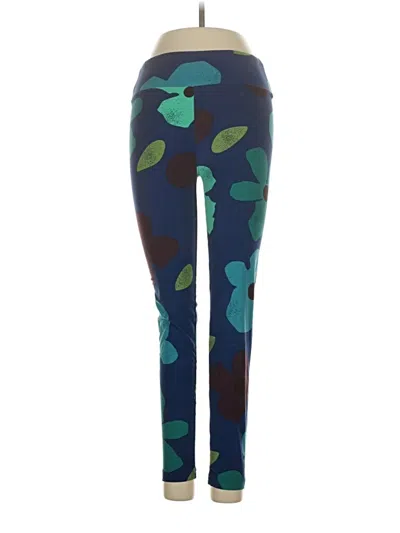 Pre-owned Lularoe Active Pants In Blue