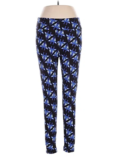 Pre-owned Lularoe Active Pants In Blue
