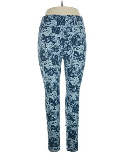 Pre-owned Lularoe Active Pants In Blue