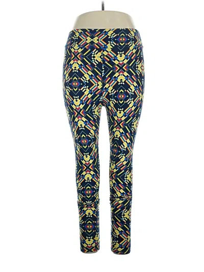 Pre-owned Lularoe Active Pants In Blue