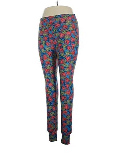 Pre-owned Lularoe Active Pants In Blue