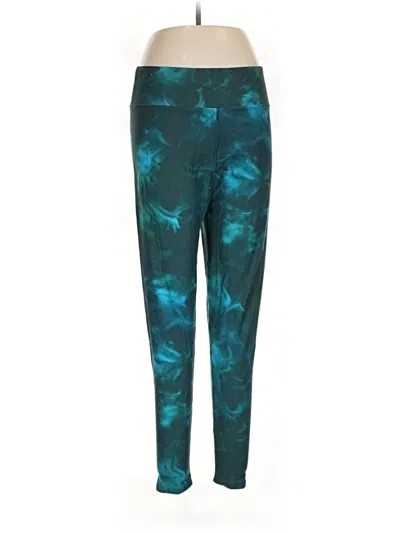 Pre-owned Lularoe Active Pants In Blue