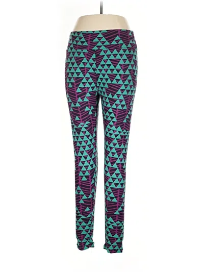 Pre-owned Lularoe Active Pants In Blue