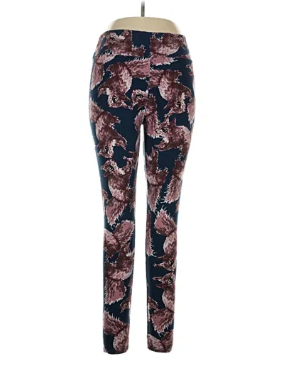 Pre-owned Lularoe Active Pants In Blue