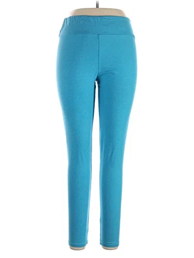 Pre-owned Lularoe Active Pants In Blue