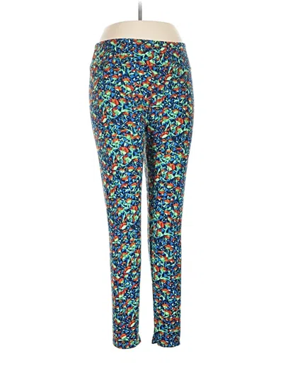 Pre-owned Lularoe Active Pants In Blue