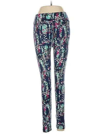 Pre-owned Lularoe Active Pants In Blue