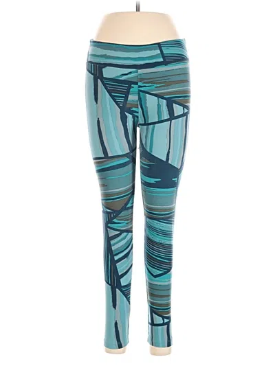 Pre-owned Lularoe Active Pants In Blue