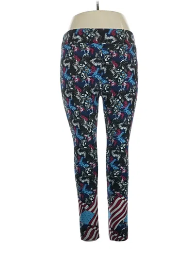 Pre-owned Lularoe Active Pants In Blue