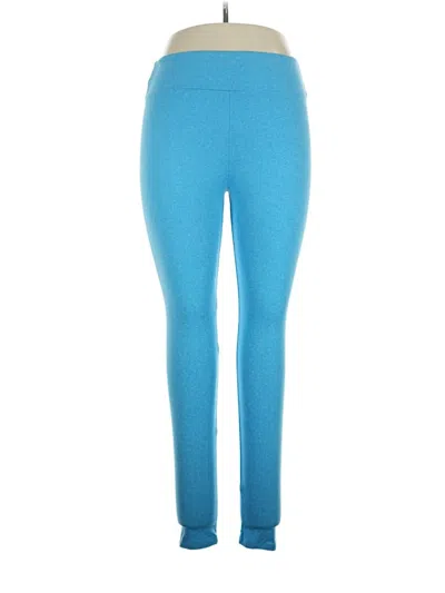 Pre-owned Lularoe Active Pants In Blue