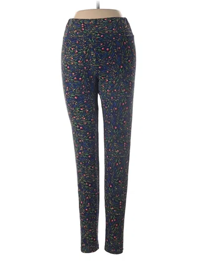 Pre-owned Lularoe Active Pants In Blue