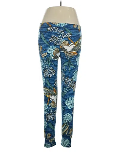 Pre-owned Lularoe Active Pants In Blue