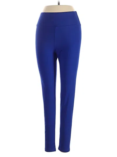 Pre-owned Lularoe Active Pants In Blue