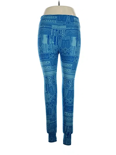 Pre-owned Lularoe Active Pants In Blue