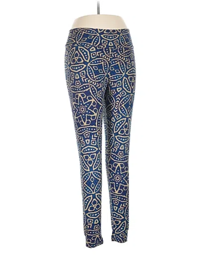 Pre-owned Lularoe Active Pants In Blue
