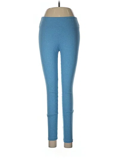 Pre-owned Lularoe Active Pants In Blue