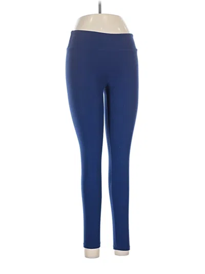 Pre-owned Lularoe Active Pants In Blue