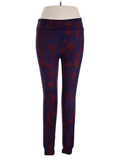 Pre-owned Lularoe Active Pants In Blue