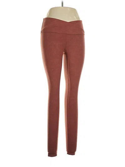 Pre-owned Lularoe Active Pants In Brown