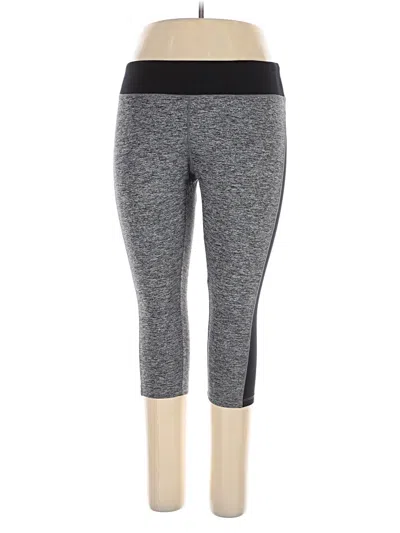 Pre-owned Lularoe Active Pants In Gray