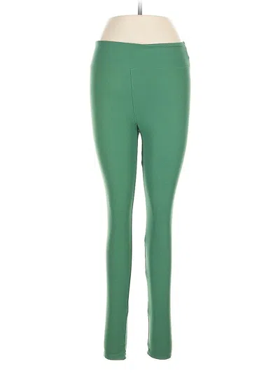 Pre-owned Lularoe Active Pants In Green