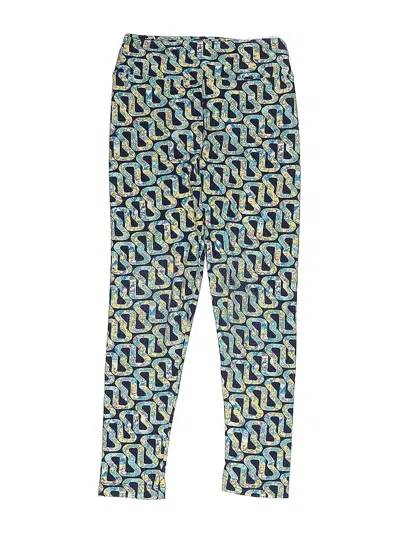 Pre-owned Lularoe Kids' Active Pants In Green