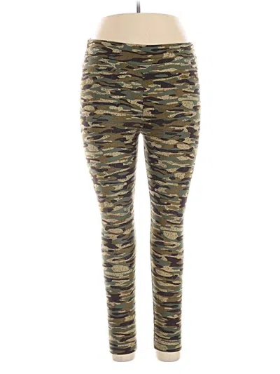 Pre-owned Lularoe Active Pants In Green