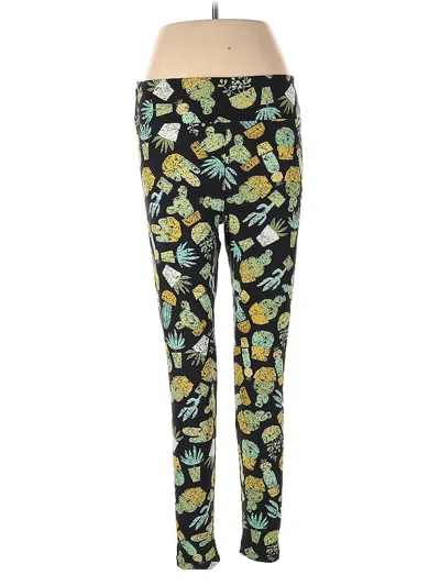 Pre-owned Lularoe Active Pants In Green