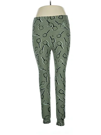 Pre-owned Lularoe Active Pants In Green