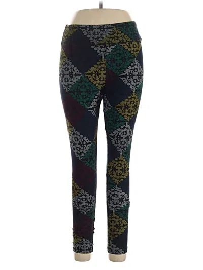 Pre-owned Lularoe Active Pants In Green