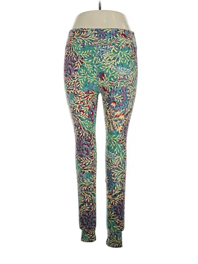 Pre-owned Lularoe Active Pants In Green