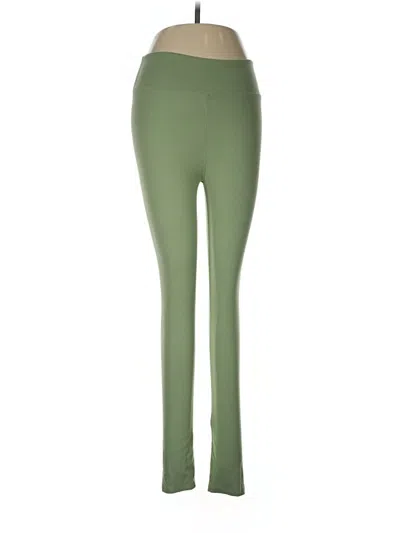 Pre-owned Lularoe Active Pants In Green